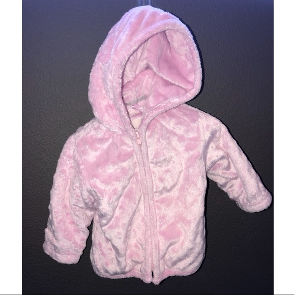 Specialty Baby Jackets & Coats 69 Month Baby Girls Pink Minky
